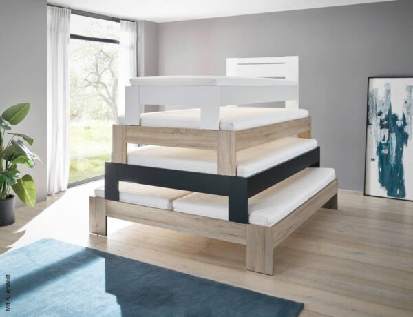 Futonbett Cannes weiß Liegefläche B/L: ca. 180x200 cm – Bild 2