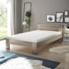 Futonbett Cannes Eiche San-Remo Nachbildung Liegefläche B/L: ca. 120x200 cm – Bild 2