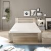 Futonbett Cannes Eiche San-Remo Nachbildung Liegefläche B/L: ca. 120x200 cm – Bild 4