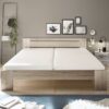 Futonbett Cannes Eiche San-Remo Nachbildung Liegefläche B/L: ca. 180x200 cm – Bild 2