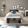 Futonbett Cannes schwarz Liegefläche B/L: ca. 90x200 cm – Bild 3