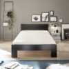 Futonbett Cannes schwarz Liegefläche B/L: ca. 120x200 cm – Bild 4