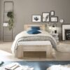 Futonbett Cannes Eiche Sonoma Nachbildung Liegefläche B/L: ca. 90x200 cm – Bild 2