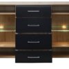 Sideboard Sonate Eiche Nachbildung schwarz matt B/H/T: ca. 170x93x40 cm – Bild 3