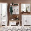 Sitzbank Jasmin Pinie Nachbildung Eiche Artisan Nachbildung B/H/T: ca. 93x49x41 cm – Bild 3