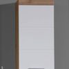 Stauraumelement Amanda weiß Hochglanz Asteiche Nachbildung B/H/T: ca. 37x77x23 cm – Bild 5