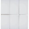 Garderobenschrank Mirror weiß B/H/T: ca. 111x191x34 cm – Bild 2