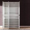 Garderobenschrank Mirror weiß B/H/T: ca. 111x191x34 cm – Bild 3