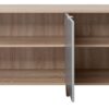 Sideboard Cuba Eiche Sonoma Nachbildung weiß grau petrol B/H/T: ca. 180x71x40 cm – Bild 3