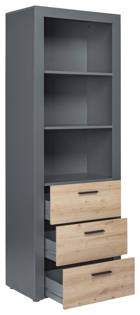 Regal Cobeto Eiche Artisan Nachbildung B/H/T: ca. 68,6x190x41,6 cm Regal Cobeto Eiche Artisan Nachbildung B/H/T: ca. 68,6x190x41,6 cm – Bild 2
