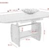 Hela Couchtisch MICHAEL III buche Holzwerkstoff B/H/T: ca. 90x52x68 cm Hela Couchtisch MICHAEL III buche Holzwerkstoff B/H/T: ca. 90x52x68 cm – Bild 2