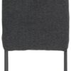 Stuhl 4er Set ELIF III anthrazit grau Microfaser Metall B/H/T: ca. 44x96x64 cm – Bild 2