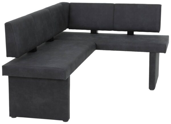 Eckbank PIA I grau Vintage Optik B/H/T: ca. 168x86x128 cm Eckbank PIA I grau Vintage Optik B/H/T: ca. 168x86x128 cm – Bild 2