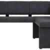 Eckbank PIA I grau Vintage Optik B/H/T: ca. 168x86x128 cm Eckbank PIA I grau Vintage Optik B/H/T: ca. 168x86x128 cm – Bild 4