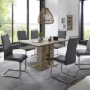 Esstisch HELENA II Eiche Sonoma Nachbildung B/H/T: ca. 140x76x90 cm – Bild 2