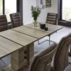 Esstisch HELENA II Eiche Sonoma Nachbildung B/H/T: ca. 140x76x90 cm – Bild 3