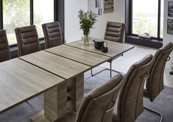 Esstisch HELENA II Eiche Sonoma Nachbildung B/H/T: ca. 140x76x90 cm – Bild 3