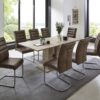 Esstisch HELENA II Eiche Sonoma Nachbildung B/H/T: ca. 140x76x90 cm – Bild 4