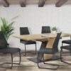 Esstisch JEANETTE Eiche Artisan Nachbildung B/H/T: ca. 140x76x90 cm – Bild 3