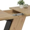 Esstisch JEANETTE Eiche Artisan Nachbildung B/H/T: ca. 140x76x90 cm – Bild 4