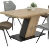 Esstisch JEANETTE Eiche Artisan Nachbildung B/H/T: ca. 140x76x90 cm – Bild 5