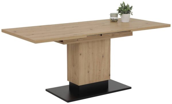 Esstisch LORENA Eiche Artisan Nachbildung braun B/H/T: ca. 120x76x80 cm – Bild 3