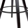 Barhocker 2er-Set schwarz Kunstleder B/H/T: ca. 44x113x39 cm Barhocker 2er-Set schwarz Kunstleder B/H/T: ca. 44x113x39 cm – Bild 3