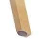 Stuhl 2er-Set hellgrau natur Stoff Echtholz B/H/T: ca. 49x87x52 cm – Bild 4
