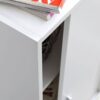 Aktenschrank weiß B/H/T: ca. 60x107,5x28,5 cm – Bild 3