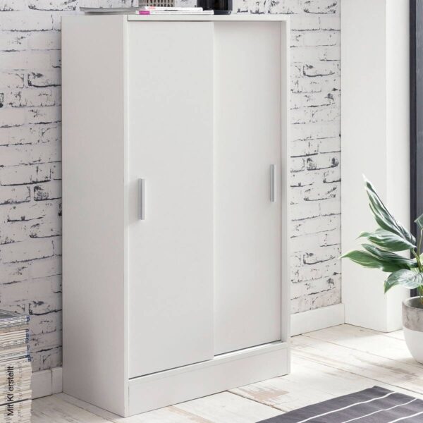 Aktenschrank weiß B/H/T: ca. 60x107,5x28,5 cm – Bild 4