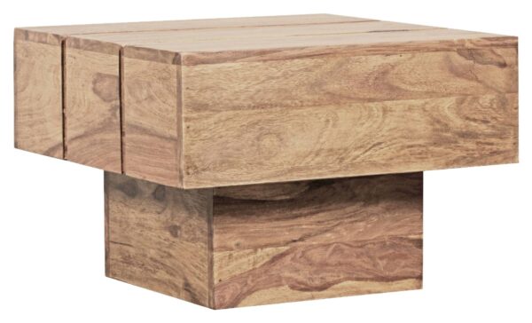 Beistelltisch natur Akazie B/H/T: ca. 44x30x44 cm – Bild 2