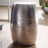 Beistelltisch silber Aluminium B/H/T: ca. 30x49,5x30 cm – Bild 2