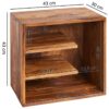Beistelltisch natur Echtholz B/H/T: ca. 43x43x30 cm – Bild 2