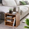 Beistelltisch natur Echtholz B/H/T: ca. 43x43x30 cm – Bild 5