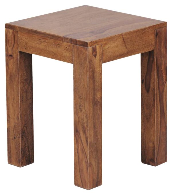 Beistelltisch natur Echtholz B/H/T: ca. 35x45x35 cm – Bild 2