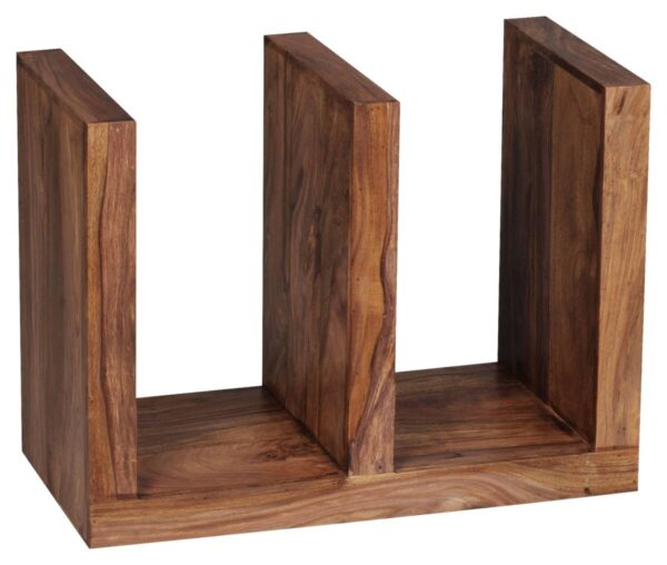 Beistelltisch natur Echtholz B/H/T: ca. 45x60x30 cm – Bild 2