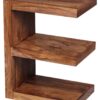 Beistelltisch natur Echtholz B/H/T: ca. 45x60x30 cm – Bild 4