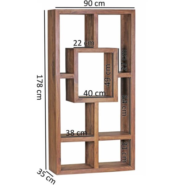 Regal natur B/H/T: ca. 105x180x35 cm – Bild 3