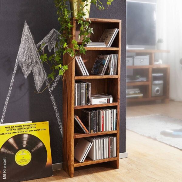 CD Regal natur B/H/T: ca. 30x90x17 cm – Bild 2