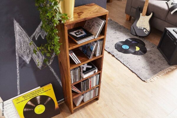 CD Regal natur B/H/T: ca. 30x90x17 cm – Bild 5