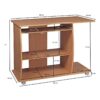 Computertisch buche Nachbildung weiß B/H/T: ca. 90x71x50 cm – Bild 2
