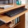 Computertisch buche Nachbildung B/H/T: ca. 94x90,5x48,5 cm – Bild 4