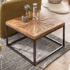 Couchtisch natur natur grau lackiert B/H/T: ca. 55x40,5x55 cm – Bild 5