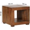 Couchtisch natur B/H/T: ca. 50x45x50 cm Couchtisch natur B/H/T: ca. 50x45x50 cm – Bild 3