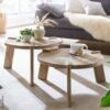 Couchtisch 2er-Set. natur – Bild 4