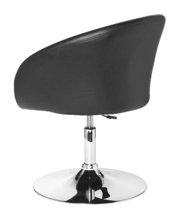 Drehstuhl schwarz Kunstleder Metall Drehstuhl schwarz Kunstleder Metall – Bild 4