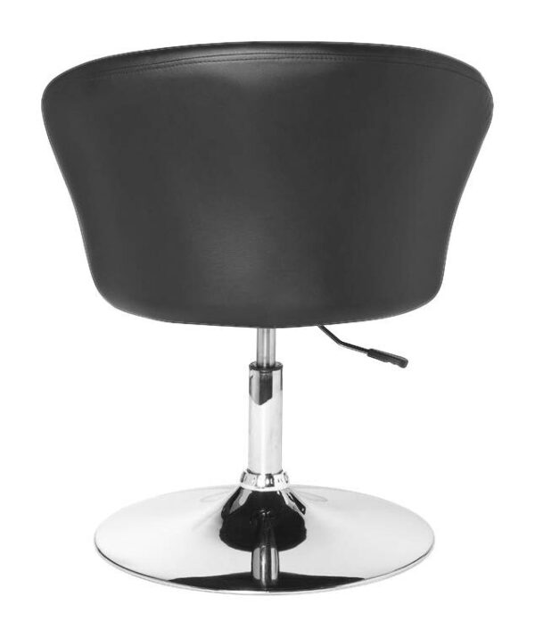 Drehstuhl schwarz Kunstleder Metall Drehstuhl schwarz Kunstleder Metall – Bild 5