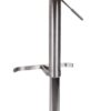 Barhocker braun Edelstahl Kunstleder Edelstahl B/H/T: ca. 43x90x43 cm – Bild 4