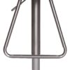 Barhocker schwarz Edelstahl Kunstleder Edelstahl B/H/T: ca. 39x54x39 cm – Bild 5