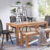 Sitzbank natur Akazie B/H/T: ca. 180x45x35 cm Sitzbank natur Akazie B/H/T: ca. 180x45x35 cm – Bild 3